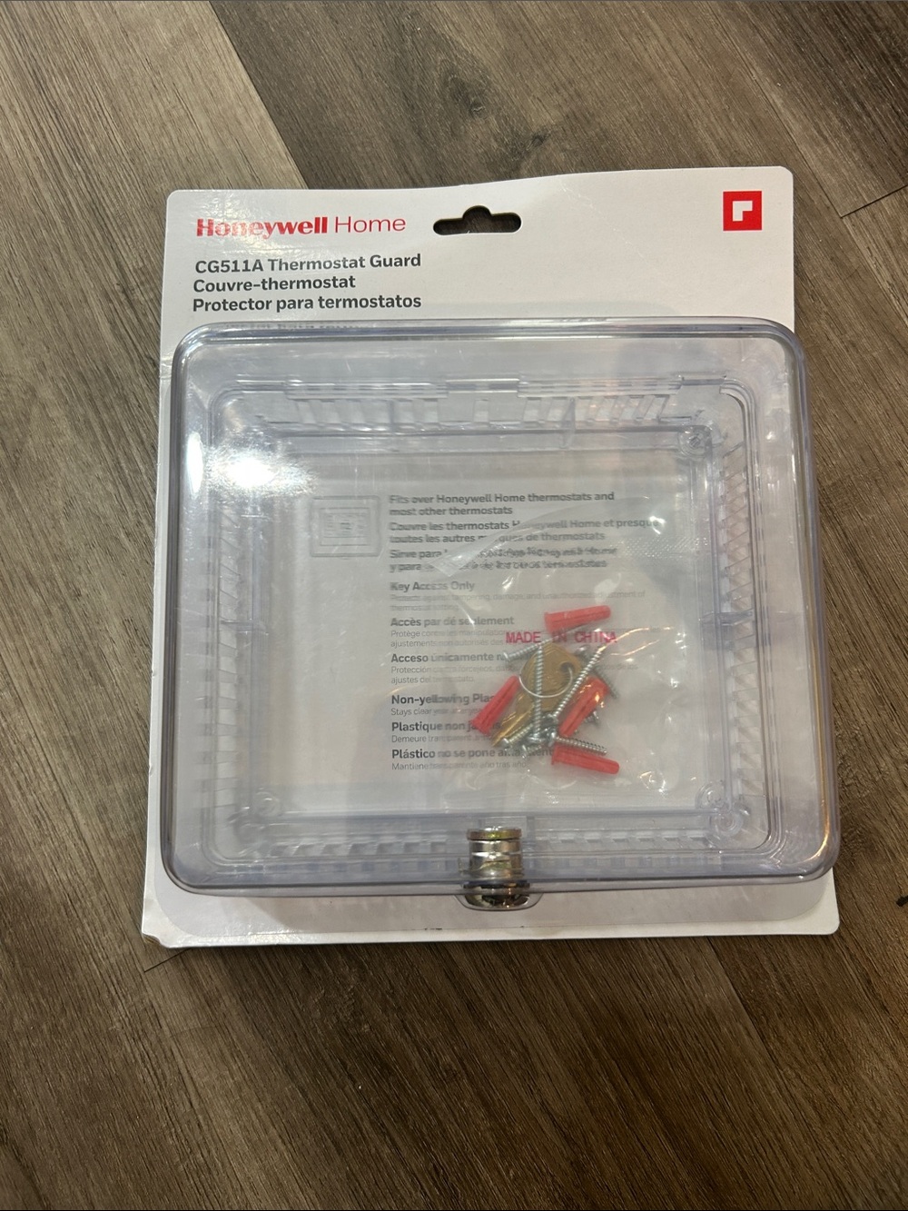 Clear Thermostat Guard - Transparent